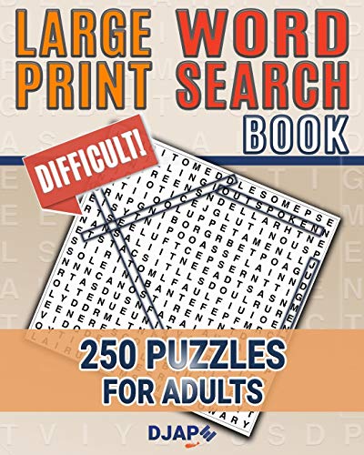 Large Print Word Search Book: 250 Puzzles For Adults: Volume 1