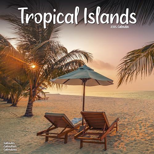 Tropical Islands 2025 Square Wall Calendar | Travel Calendar: Original Avonside-Kalender [Mehrsprachig] [Kalender]