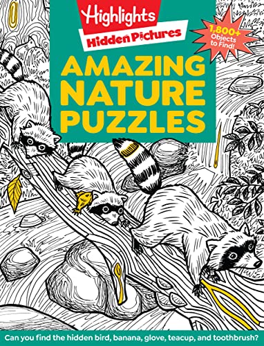 Amazing Nature Puzzles: Explore & Discover With Over 100 Fun Hidden Pictures Nature Puzzles, Celebrate T He Wonders Of Nature With A Nature Activity B