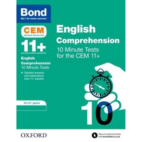 Cem English Comprehension 10 Minute Tests: Ready For The 2025 Exam: 10-11 Years
