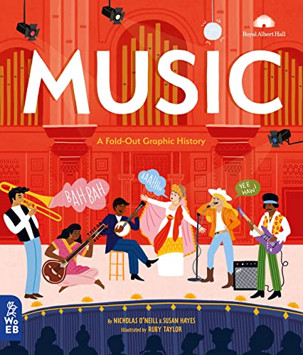 Music: A Fold-Out Graphic History: 1 (What On Earth Fold-Out Graphic History)