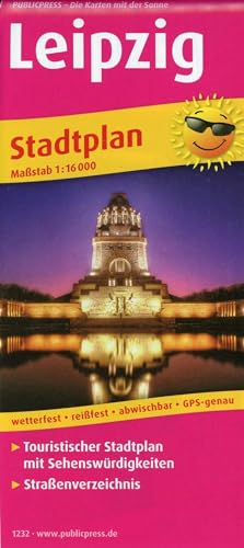 Leipzig: Touristischer Stadtplan Mit Sehenswürdigkeiten Und Straßenverzeichnis