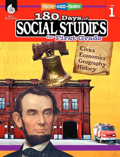 180 Days Of Social Studies For First Grade: Practice, Assess, Diagnose (180 Days Of Practice)