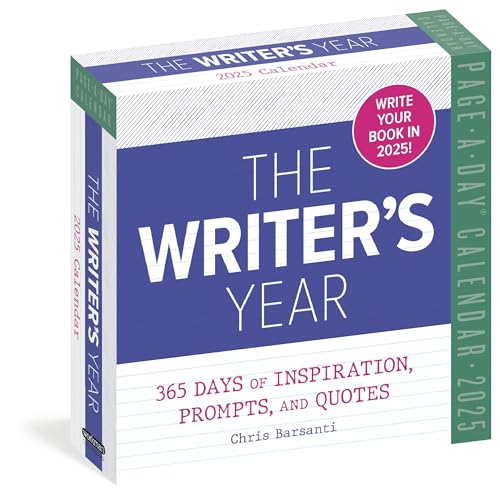 The Writer'S Year Page-A-Day® Calendar 2025: 365 Days Of Inspiration, Prompts, And Quotes
