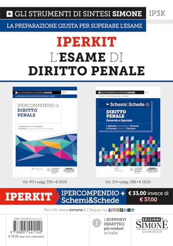 L'Esame Di Diritto Penale - Iperkit Ipercompendio + Schemi & Schede