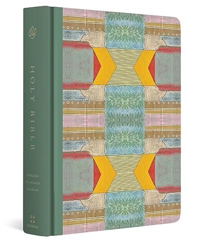 Holy Bible: English Standard Version, Jessica Bush, Trellis, Cloth Over Board, Single Column Journaling Bible