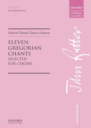 Eleven Gregorian Chants: Vocal Score