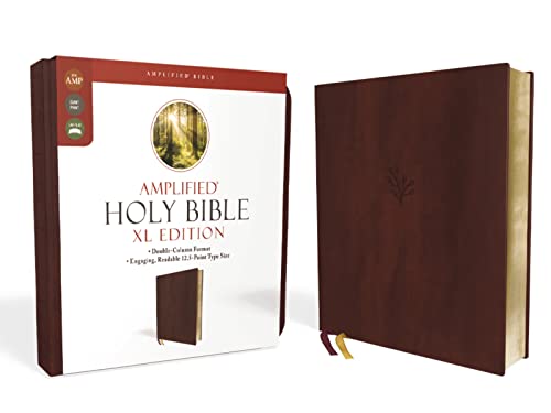 Amplified Holy Bible Xl Edition: Burgundy, Leathersoft