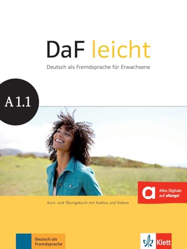 Daf Leicht. A1.1 Kursbuch, Ubungsbuch Con Dvd - Rom: Deutsch Als Fremdsprache Für Erwachsene. Kurs- Und Übungsbuch Mit Audios Und Videos