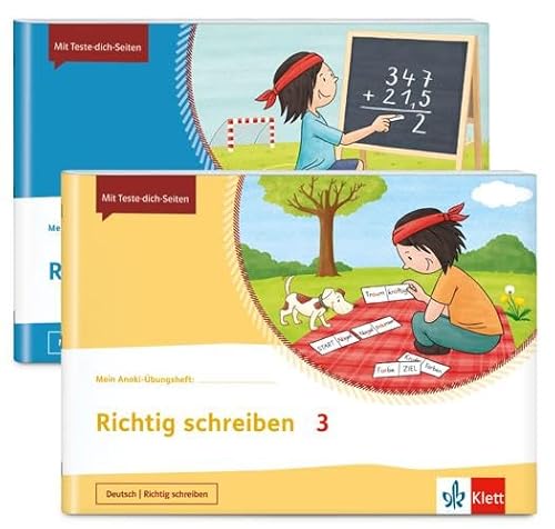 Mein Anoki-Übungsheft - Paket Richtig Schreiben / Richtig Rechnen 3: 2 Hefte Im Paket: Richtig Schreiben | Richtig Rechnen Klasse 3