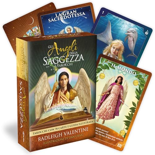I Tarocchi Degli Angeli Della Saggezza, 78 Carte Con Guida Illustrata Per La Lettura E L'Interpretazione Dei Simboli; Saggezza, Divinazione, Arcani Ma