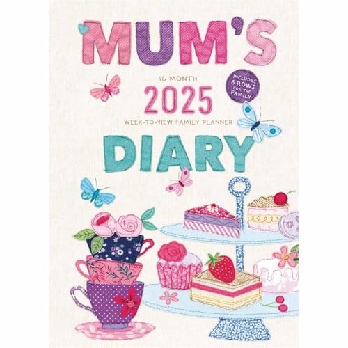 Mum'S Fabric Planner A5 Diary 2025
