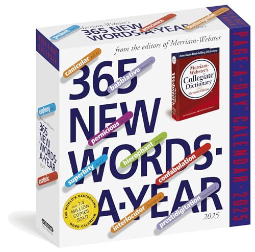 365 New Words-A-Year Page-A-Day® Calendar 2025: From The Editors Of Merriam-Webster