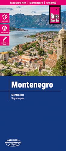 Montenegro: (World Mapping Project) (Montenegro (1:160.000)): Reiß- Und Wasserfest (World Mapping Project)
