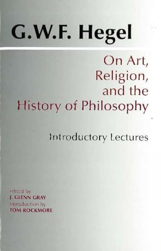 On Art, Religion, And The History Of Philosophy: Introductory Lectures