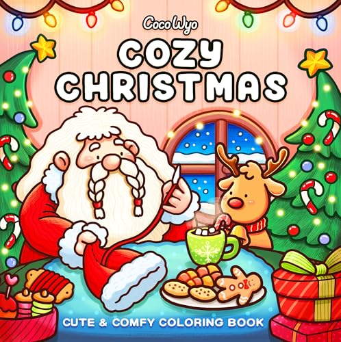 Cozy Christmas: Coloring Book For Adults And Kids