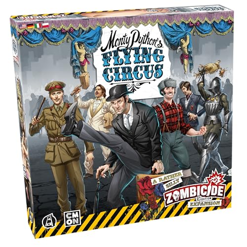 Cmon, Zombicide 2° Edition – Monty Python'S Flying Circus, Espansione Gioco Da Tavolo, 1-6 Giocatori, Dai 14+ Anni, Edizione In Italiano