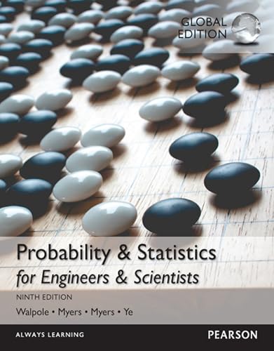 Probability & Statistics For Engineers & Scientists, Global Edition