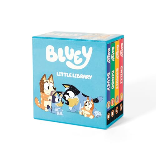 Bluey Little Library Set: Bluey / Bingo / Bandit / Chilli