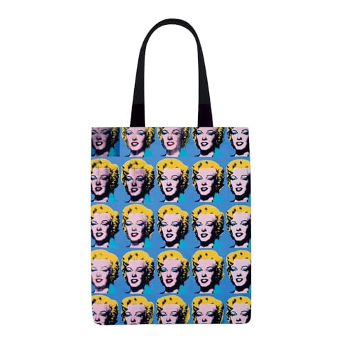 Andy Warhol Marilyn Monroe Tote Bag: Tote Bag + 3 Limited Edition Pins