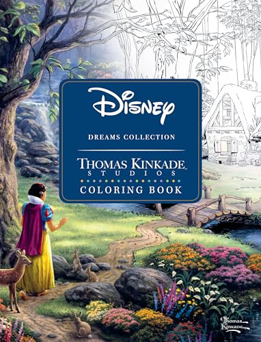 The Disney Dreams Collection Original Art By Thomas Kinkade Coloring Book
