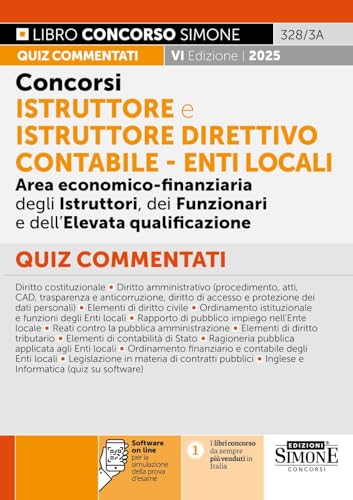 Concorsi Istruttore E Istruttore Direttivo Contabile - Enti Locali Area Economico-Finanziaria Degli Istruttori (Cat. C), Dei Funzionari E Dell'Elevata