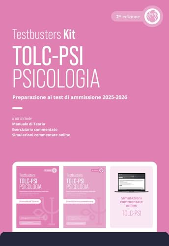 Testbusters. Tolc-Psi. Kit 2025. Con Simulatore Testbusters