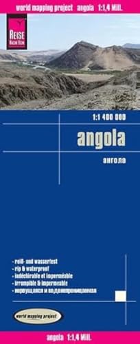 Reise Know-How Landkarte Angola 1 : 1.400 000: World Mapping Project