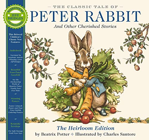 The Classic Tale Of Peter Rabbit Heirloom Edition: The Classic Edition Hardcover With Audio Cd Narrated By Jeff Bridges
