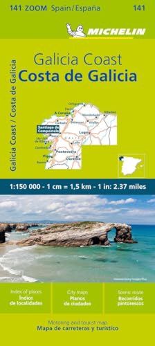 Michelin Costa De Galicia, Galicische Küste: Straßen- Und Tourismuskarte 1:150.000; Auflage 2023: 141
