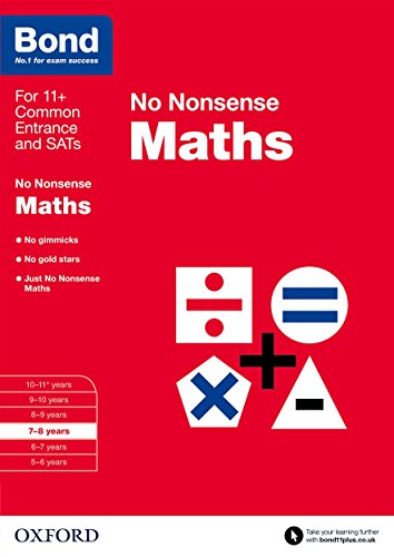Bond: Maths: No Nonsense: 7-8 Years