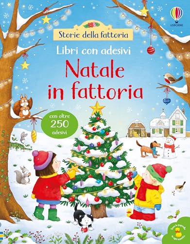 Libri Con Adesivi - A Partire Da 3 Anni: Natale In Fattoria
