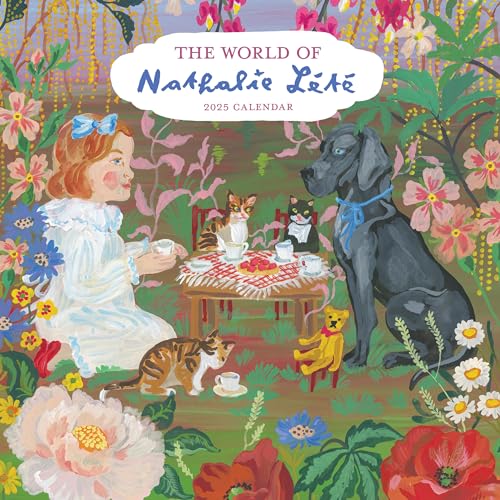World Of Nathalie Lété Wall Calendar 2025: My Best Friends