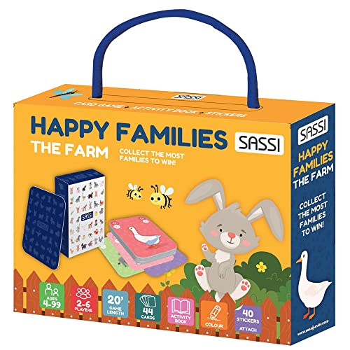 The Farm. Happy Families. Card Games. Ediz. A Colori. Con 44 Carte. Con 40 Adesivi