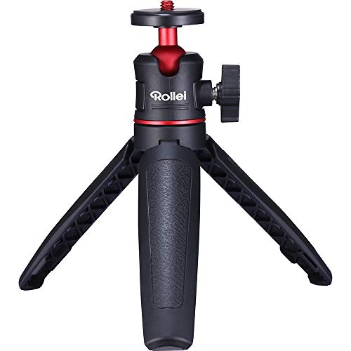 Rollei Mini Treppiede Comfort Desktop, Treppiede Da Tavolo Con Testa A Sfera A 360° Per Dslr, Dslm E Fotocamere Compatte..., 22774