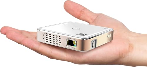 Kodak Mini Proiettore Portatile 75 - Proiettore Hd Led Dlp Ricaricabile Con Display Da 100 Pollici, Altoparlante Integrato: Hdmi, Usb E Micro Sd