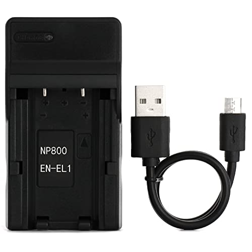 En-El1 Usb Caricatore Per Nikon Coolpix 4300, Coolpix 4500, Coolpix 4800, Coolpix 5000, Coolpix 5400, Coolpix 5700, Coolpix 775, Coolpix 8700, Coolpix