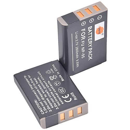 Dste 2X Np-95 Ricaricabile Li-Ion Batteria Compatibile Per Fujifilm Finepix F30, Finepix F31Fd, Finepix Real 3D W1, Finepix X100, Finepix X30, Finepix