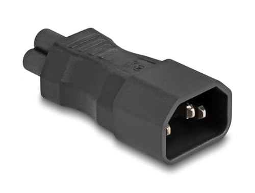 Delock Adattatore Di Alimentazione Iec 60320 - C14 A C5, Maschio/Femmina