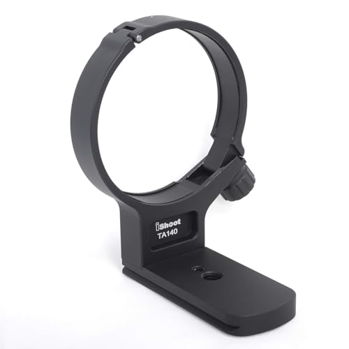 Ishoot Anello Di Montaggio Per Treppiede Con Staffa Interamente In Metallo Compatibile Con Tamron 100-400 Mm F/4.5-6.3 Di Vc Usd (A035), Piastra A Sga