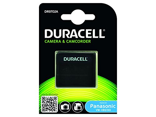 Duracell Dr9702A Batteria Per Panasonic Vw- Vbg130, 7.4 V, 1050 Mah, Nero