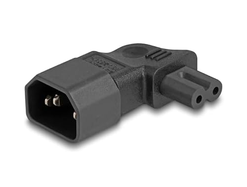 Delock Adattatore Di Alimentazione Iec 60320 - C14 A C7, Maschio/Femmina
