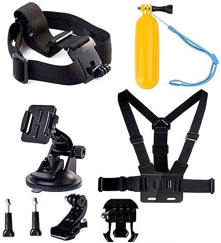 Navitech Kit Combinato Di Accessori Per Action Cam 8 In 1 - Compatibile Con Fotocamera D'Azione Su7 4K 60Fps