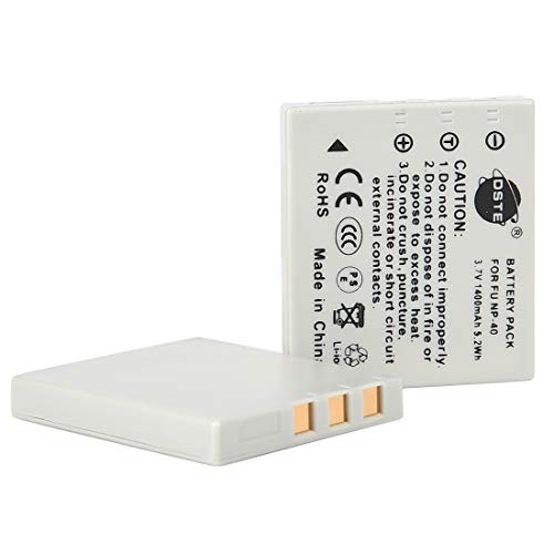 Dste 2-Pacco Ricambio Batteria Compatibile Per Fujifilm Np-40 Np-40N Finepix F460 F470 F480 F610 F650 F402 F403 F420 F455 F700 F710 F810 F811 J50 V10