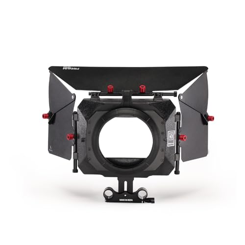 Proaim Mb-600 - Compleet Zonnescherm Met Hoogteverhoging Voor Cameralenzen Tot 95 Mm, Voor 15 Mm Staaf, Voor Dslr-Videocamera (P-Mb-600)