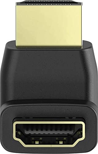 Hama 00205164 Hdmi Adattatore [1X Hdmi Femmina - 1X Hdmi Maschio, Colore: Nero
