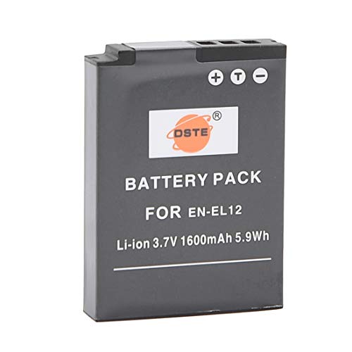 Dste Batteria Di Ricambio Per Nikon En-El12 Coolpix P300 P310 P330 P340 S31 S70 S610 S620 S630 S640 S800C S1000Pj S1100Pj S6000 S6100 S6150 S6200 S630