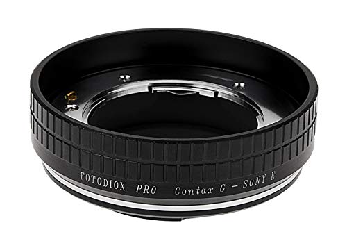 Fotodiox Pro Adattatore Per Obiettivo Compatibile Con Obiettivi Scelto Contax G Su Fotocamere Con Attacco Sony E