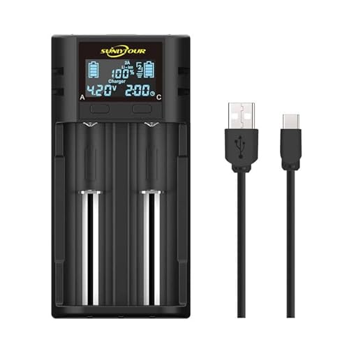 Intelligente 21700 18650 Caricabatteria, Lcd 21700 Caricabatteria Per 20700 22700 26650 26700 16340 (Rcr123) 17650 17670 Ni-Mh/Ni-Cd Aa Aaa Batteria R