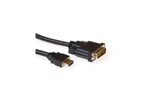 Advanced Cable Technology Ak3739 1M Hdmi Dvi-D Nero - Cavo Adattatore Video (1 M, Hdmi, Dvi-D, Maschio, Maschio, Nero)